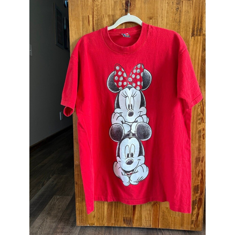 Vintage Mickey Unlimited x Jerry Leigh T-Shirt Sz. OSFA Red